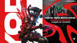 Lire la suite à propos de l’article Recrutement League of Legends pour le centre de formation virtuel YoD Academy™ !